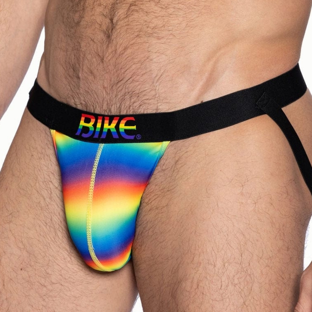 Bike Men's Pride Jockstrap Underwear Size Medium New